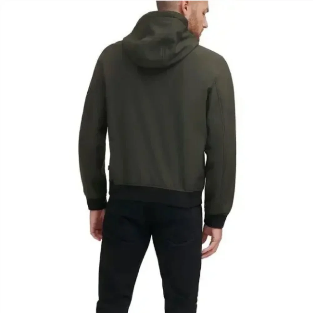 LEVIS Hooded Softshell Full Zip Bomber Jacket - Picture 3 of 15